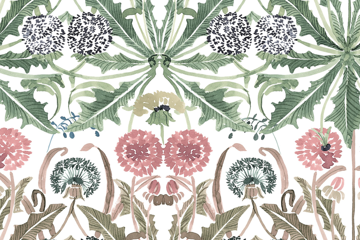 Dear Little Dandelion, Rainbow Mural Wallpaper - room preview 04