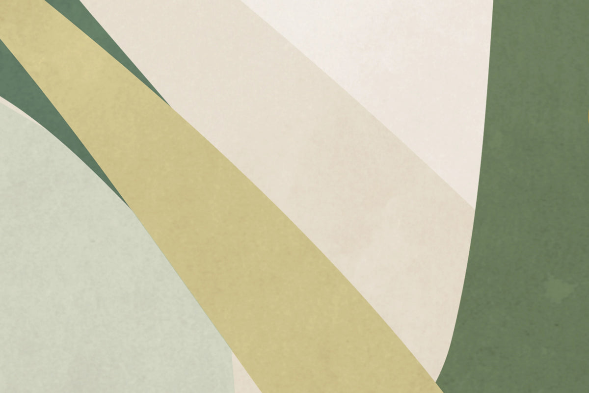 Ruby, Green Mural Wallpaper - room preview 04