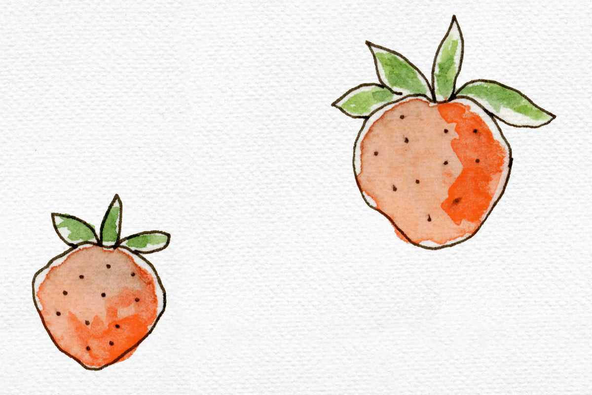 Berry Cute, Red Mural Wallpaper - room preview 04