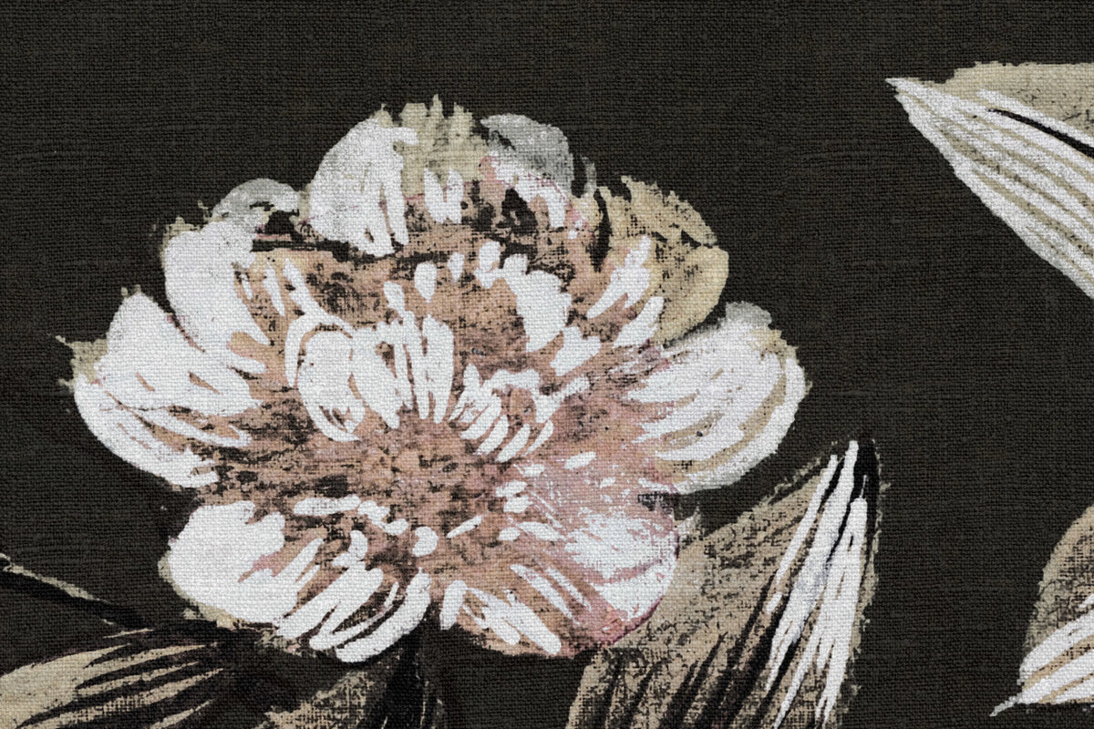 Silk Floral, Midnight Mural Wallpaper - room preview 04