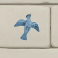 Flight of Tiles, Blue Mural Wallpaper - room preview 04