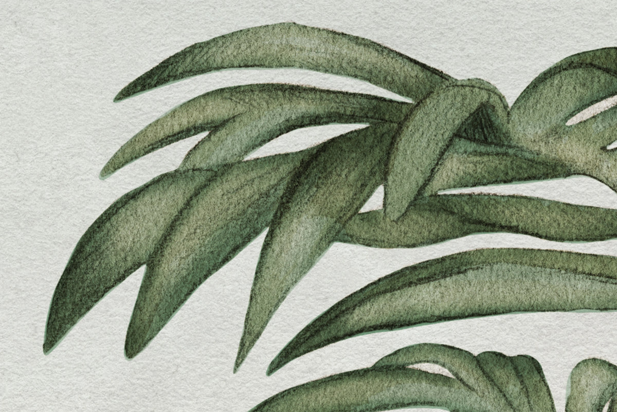 Jungle Horizon, Green Mural Wallpaper - room preview 04