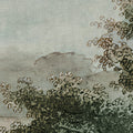 Hilltop House, Green Mural Wallpaper - room preview 04