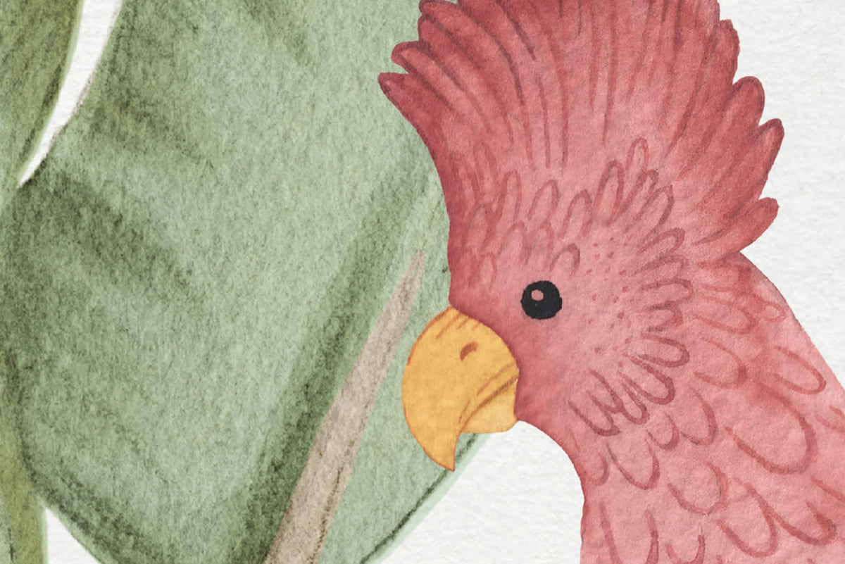 Friends of the jungle, Green Mural Wallpaper - room preview 04