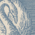 Swan Pond, Blue Mural Wallpaper - room preview 04