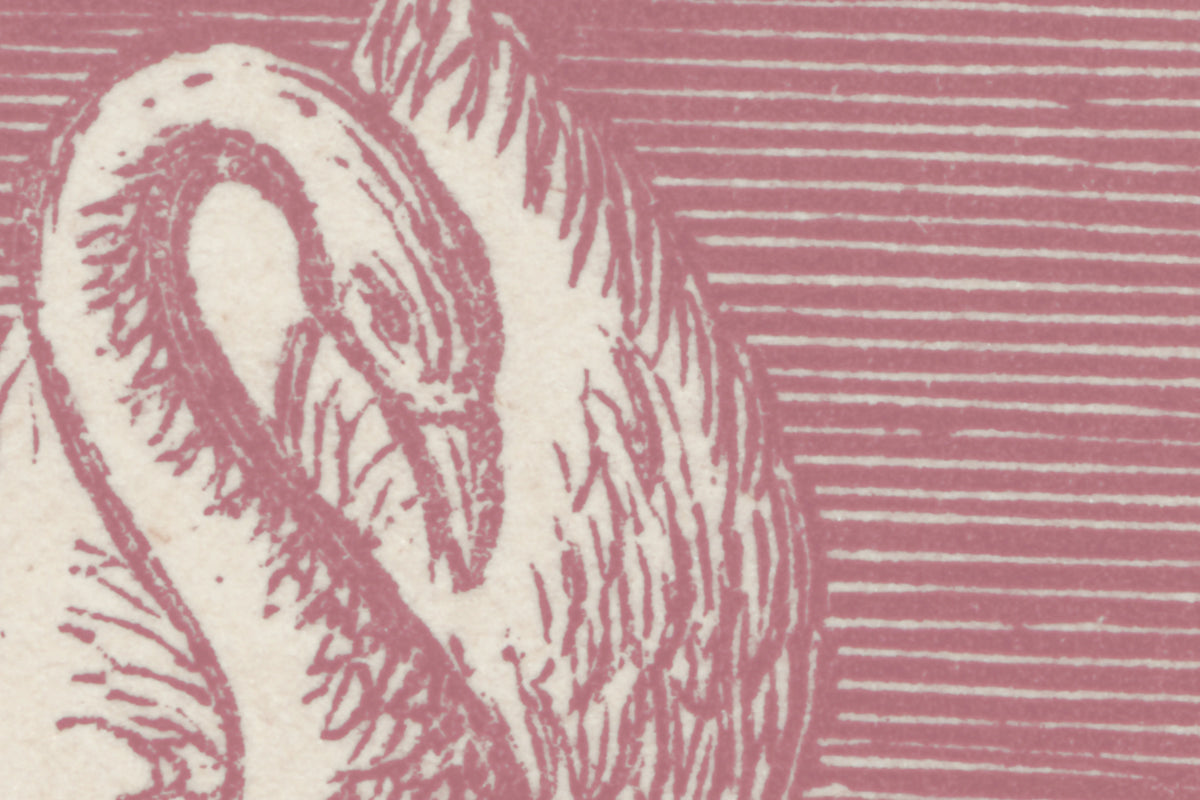 Swan Pond, Dusty Pink Mural Wallpaper - room preview 04