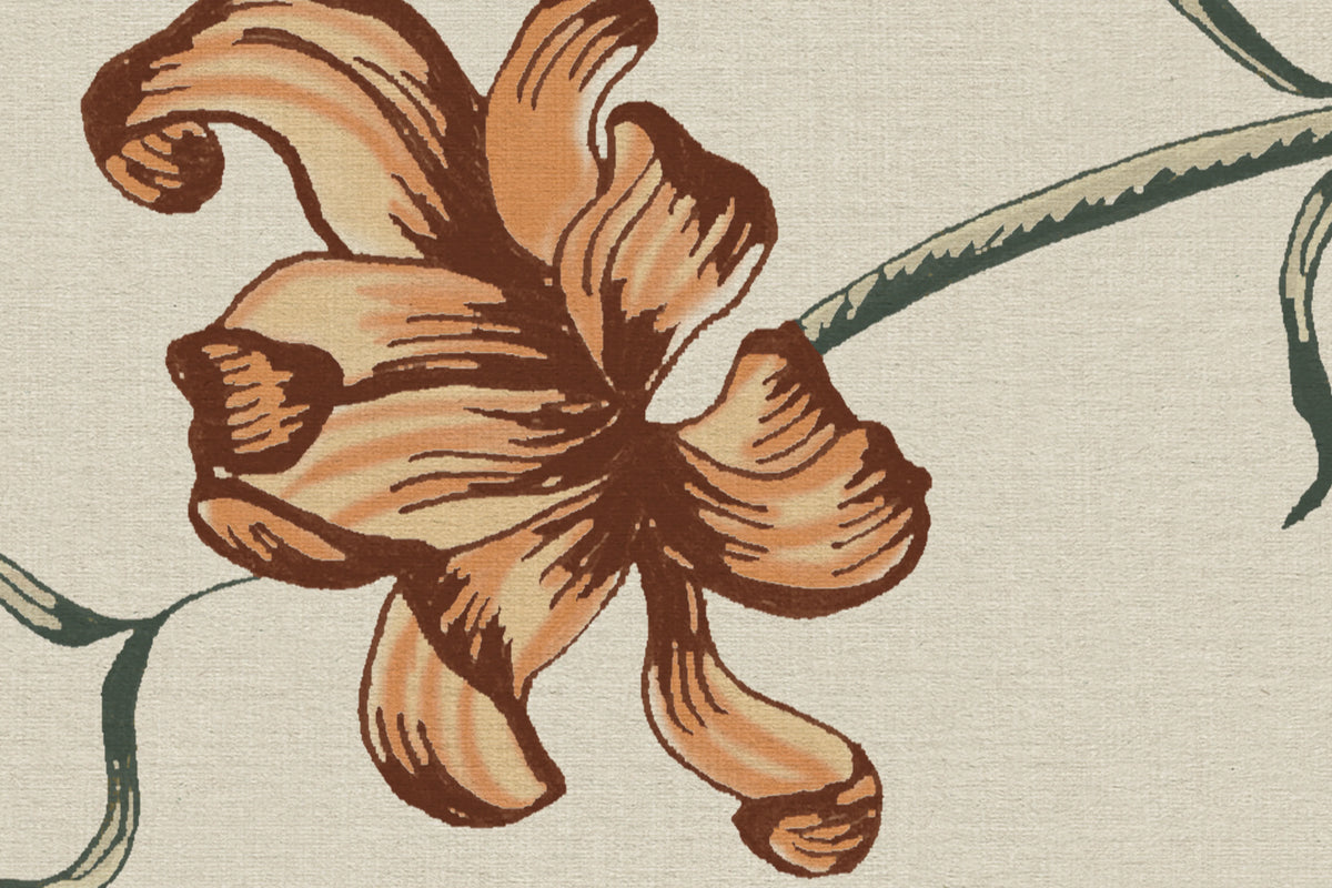 Flower Fall, Sand Mural Wallpaper - room preview 04