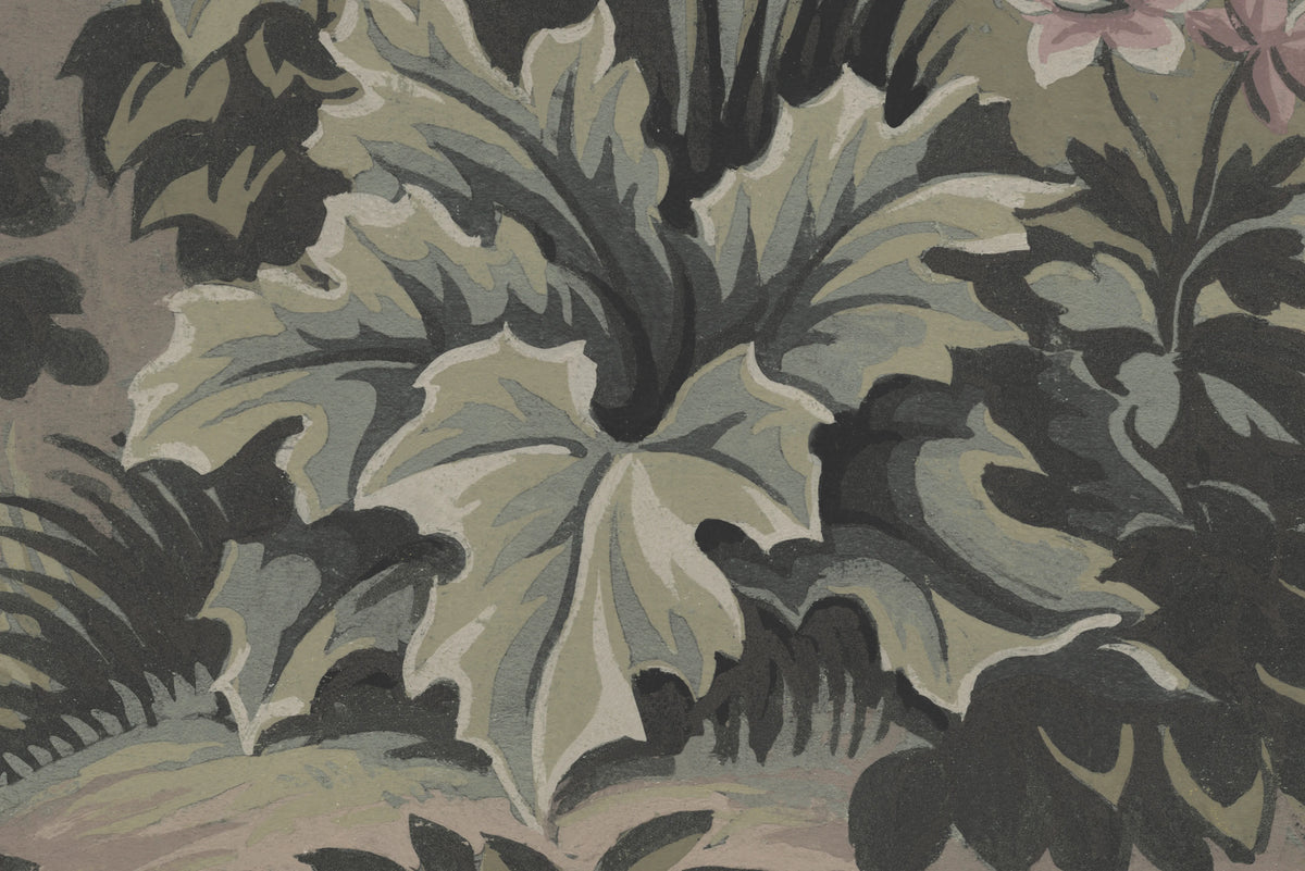 Blooming Park, Dark Mural Wallpaper - room preview 04