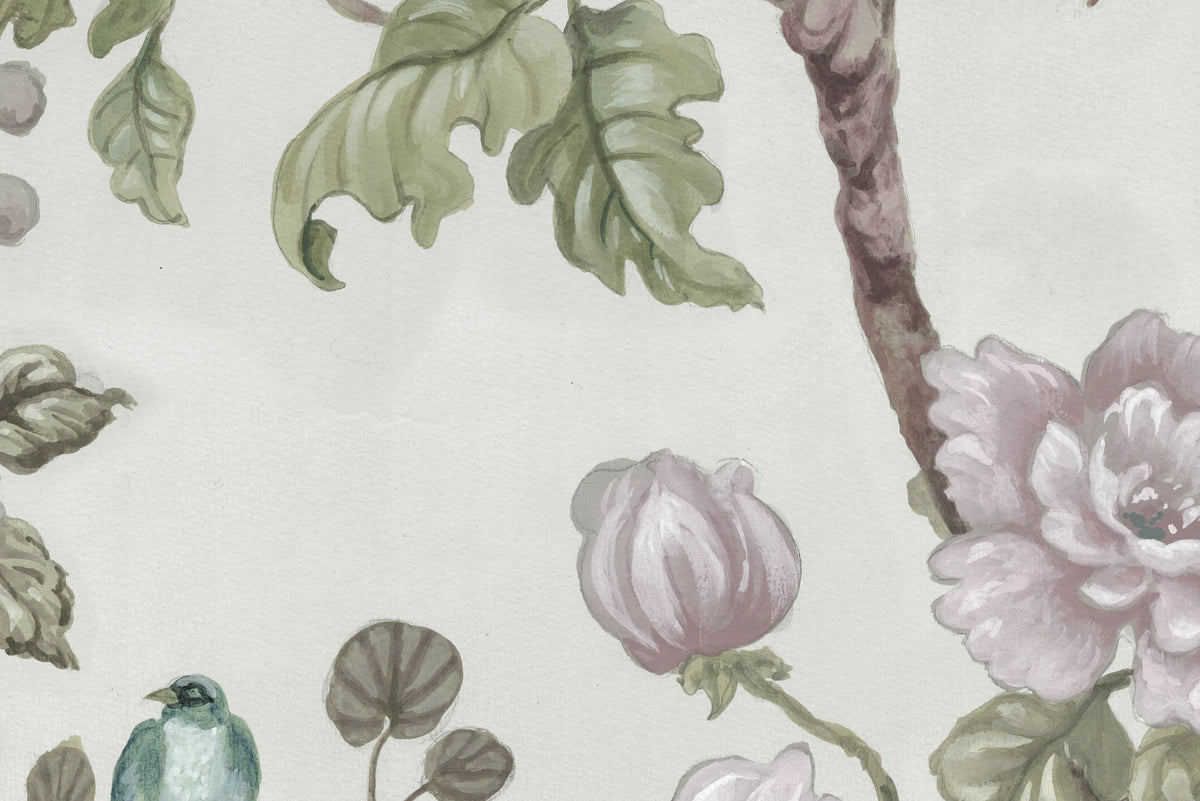 Petit Flora, Pearl Mural Wallpaper - room preview 04