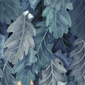 No Time to Waste, Blue Mural Wallpaper - room preview 04