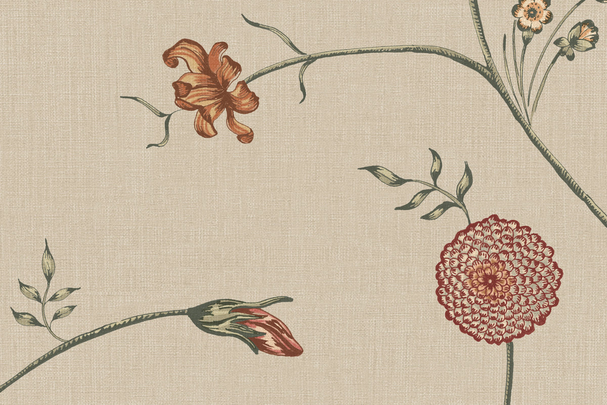 Flower Thread, Sand Mural Wallpaper - room preview 04