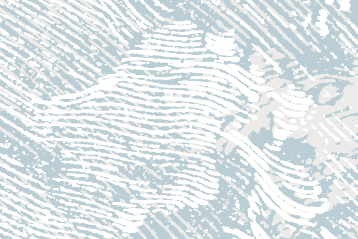 Breeze Ice Blue Mural Wallpaper - room preview 04