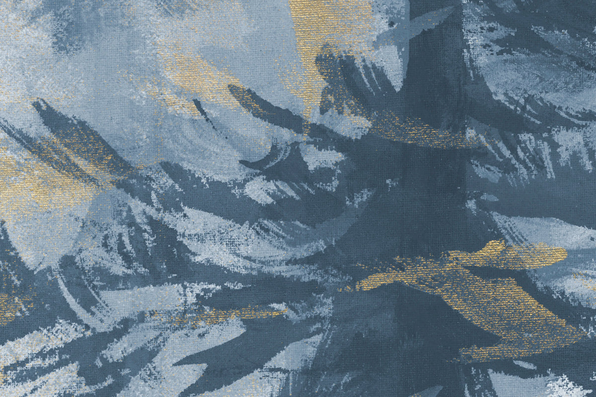 Daybreak, Blue Mural Wallpaper - room preview 04