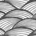 Ripple Graphite Mural Wallpaper - room preview 04