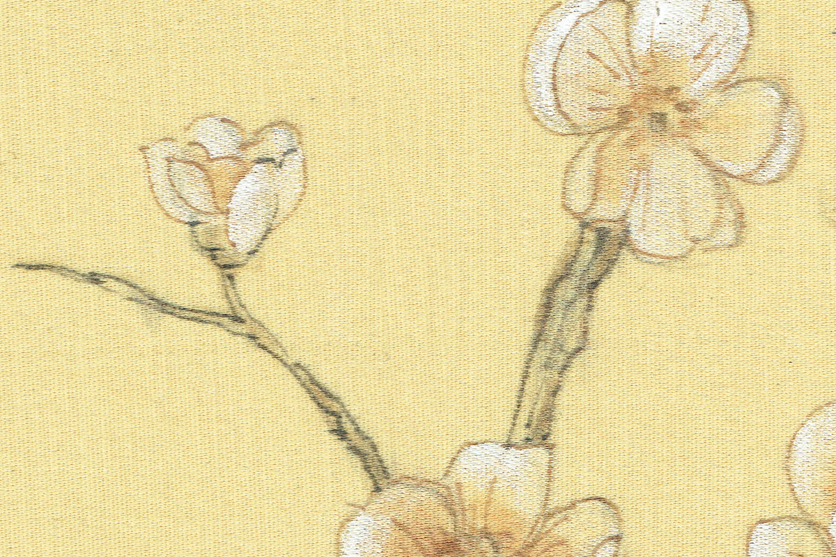 Japanese Vases Saffron Mural Wallpaper - room preview 04