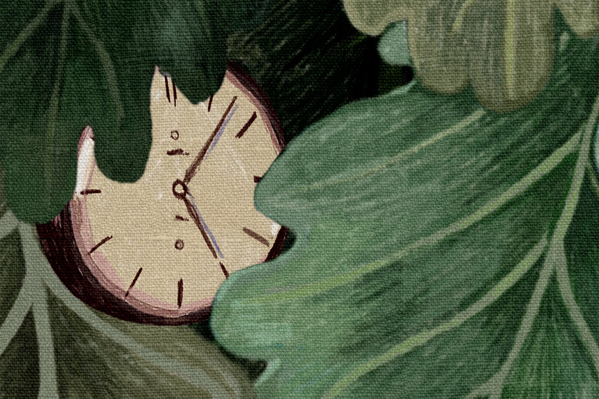 Timeless Green Mural Wallpaper - room preview 04
