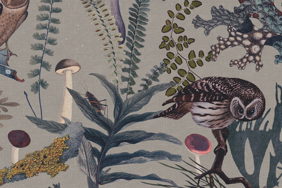 The Swedish Forest Mini, Blue Mural Wallpaper - room preview 04
