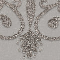 Baroque Pearl, Beige Mural Wallpaper - room preview 04