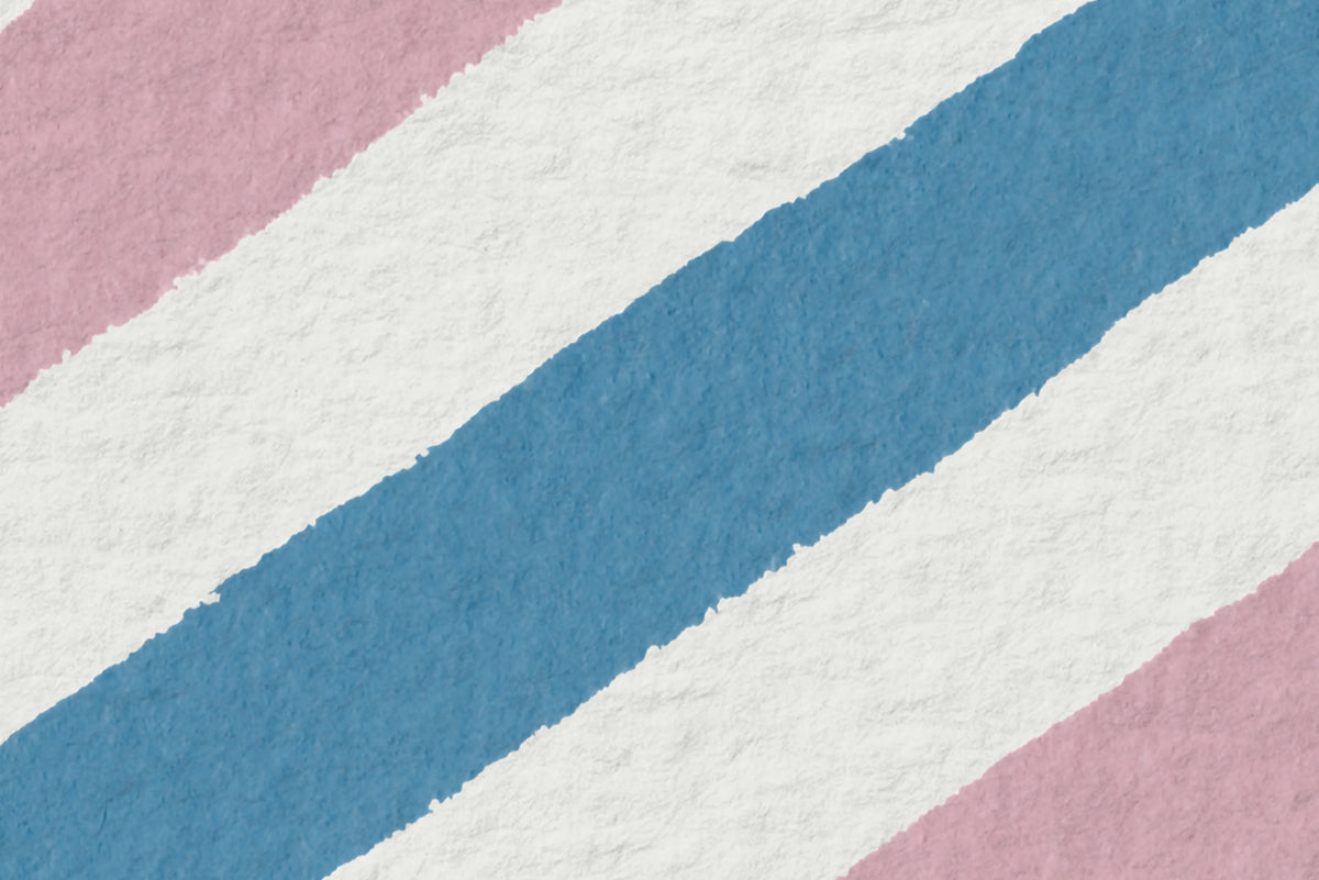 Different Directions, Pink & Blue Mural Wallpaper - room preview 04