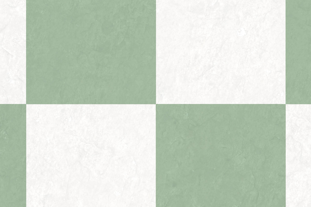 Pixels, Green & Pink Mural Wallpaper - room preview 04