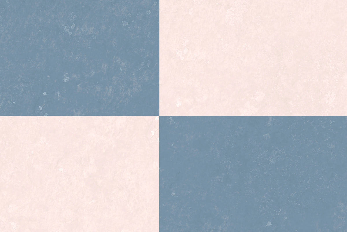 Chess, Blue & Pink Mural Wallpaper - room preview 04
