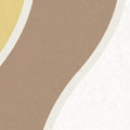 Seventies Waves, Orange Mural Wallpaper - room preview 04