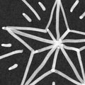 Doodle, Black Mural Wallpaper - room preview 04