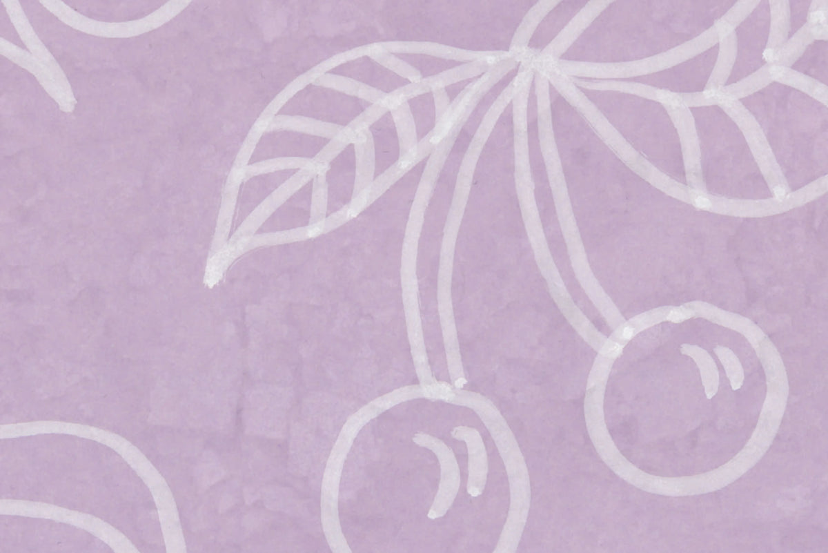 Doodle, Lilac Mural Wallpaper - room preview 04