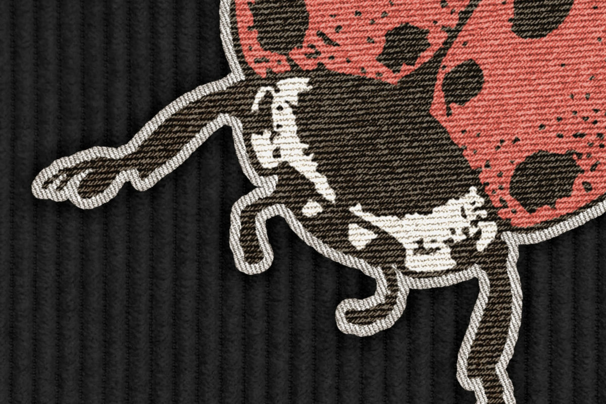 Patches, Black Mural Wallpaper - room preview 04