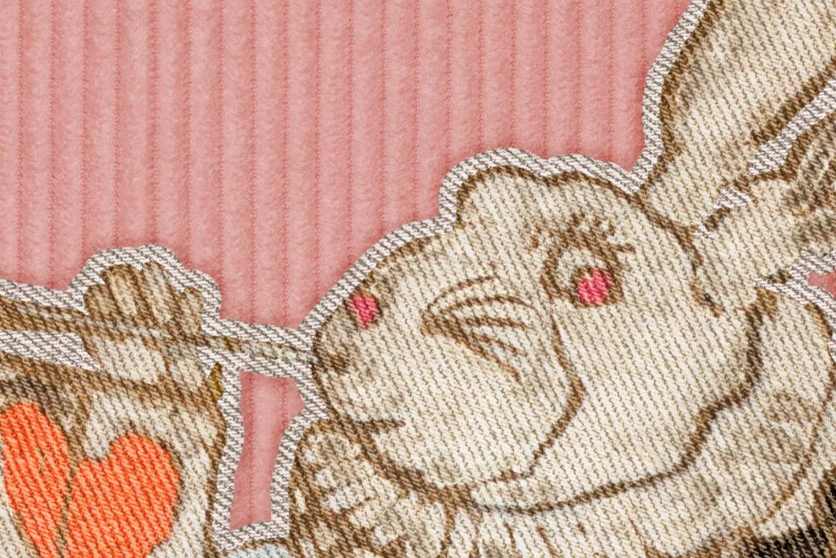 Patches, Pink Mural Wallpaper - room preview 04