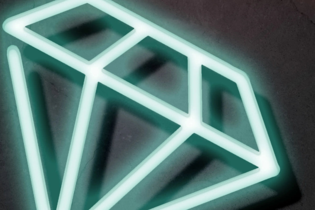 Neon Vibes, Black Mural Wallpaper - room preview 04
