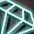 Neon Vibes, Black Mural Wallpaper - room preview 04
