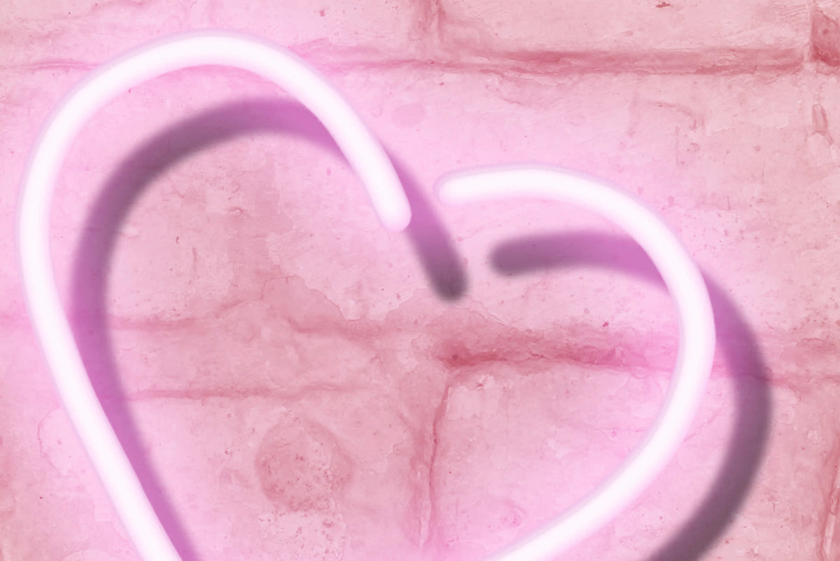 Neon Vibes, Pink Bricks Mural Wallpaper - room preview 04