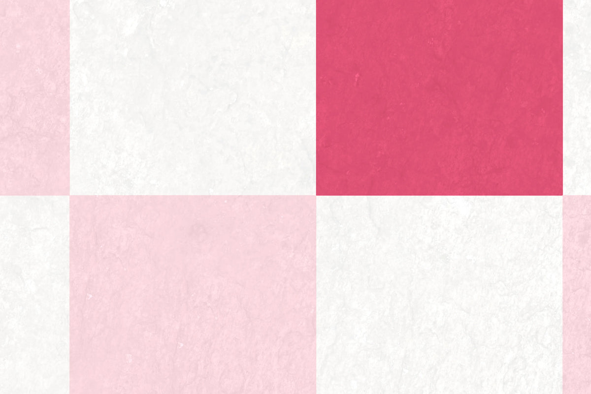 Pixels, Magenta Mural Wallpaper - room preview 04