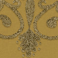 Baroque Pearl, Yellow Mural Wallpaper - room preview 04