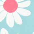 Dashing Daisies, Turquoise Mural Wallpaper - room preview 04