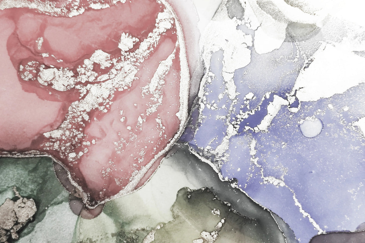 Multi Watercolor Mural Wallpaper - room preview 04