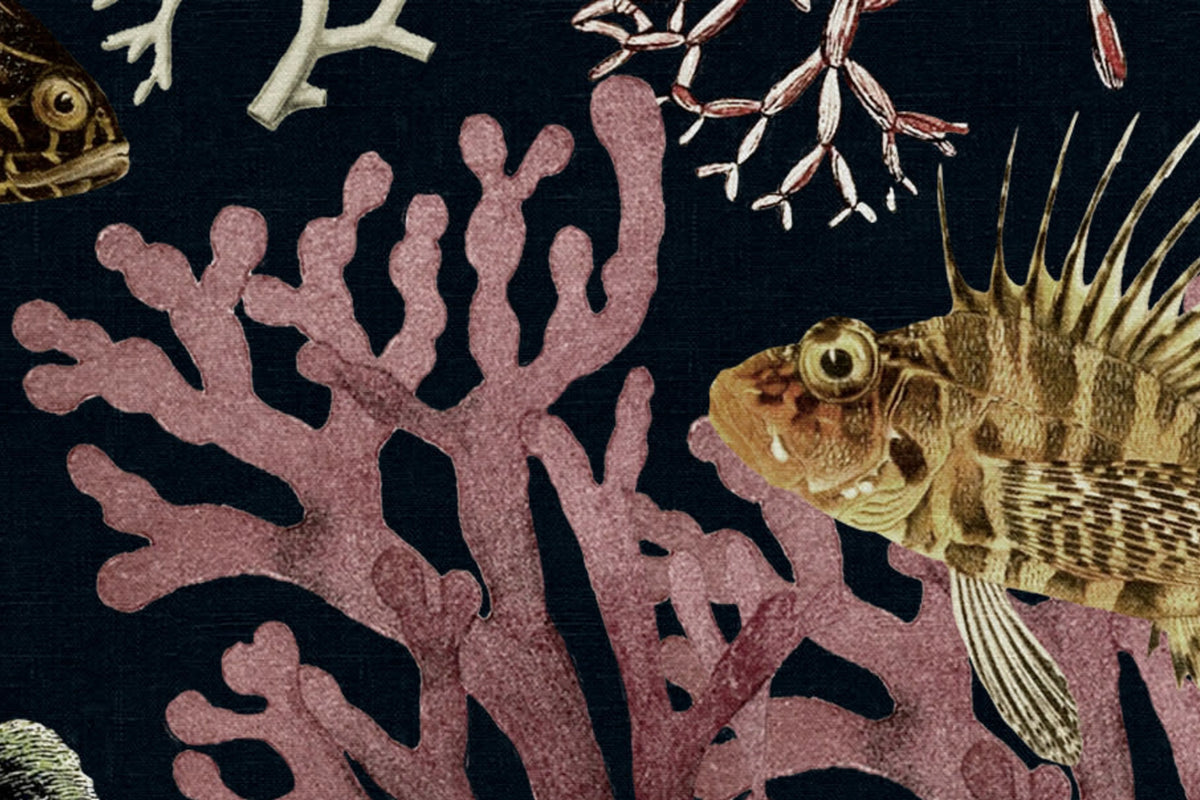 Ocean Life, Night Mural Wallpaper - room preview 04