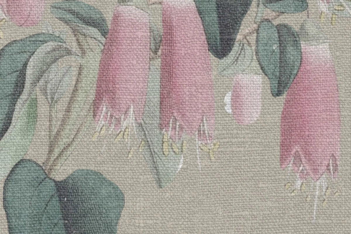 Lotus, Clay Mural Wallpaper - room preview 04