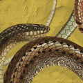 Snakey, Yellow Mural Wallpaper - room preview 04