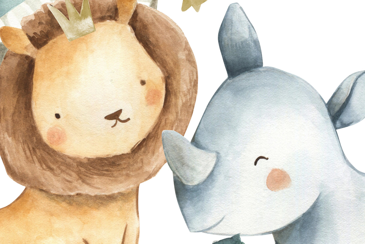 Animal Friends Mural Wallpaper - room preview 04