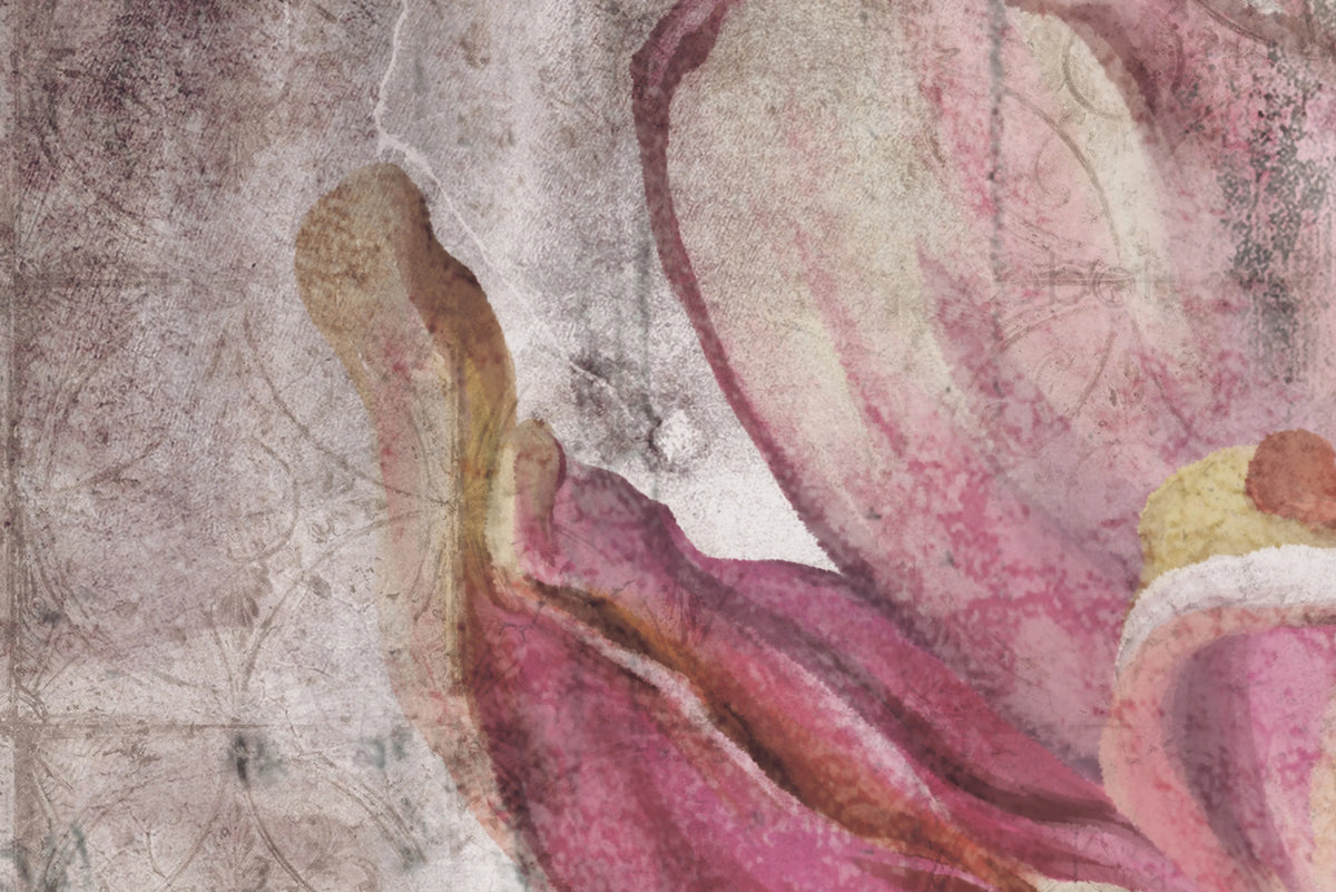 Vintage Tulip Mural Wallpaper - room preview 04
