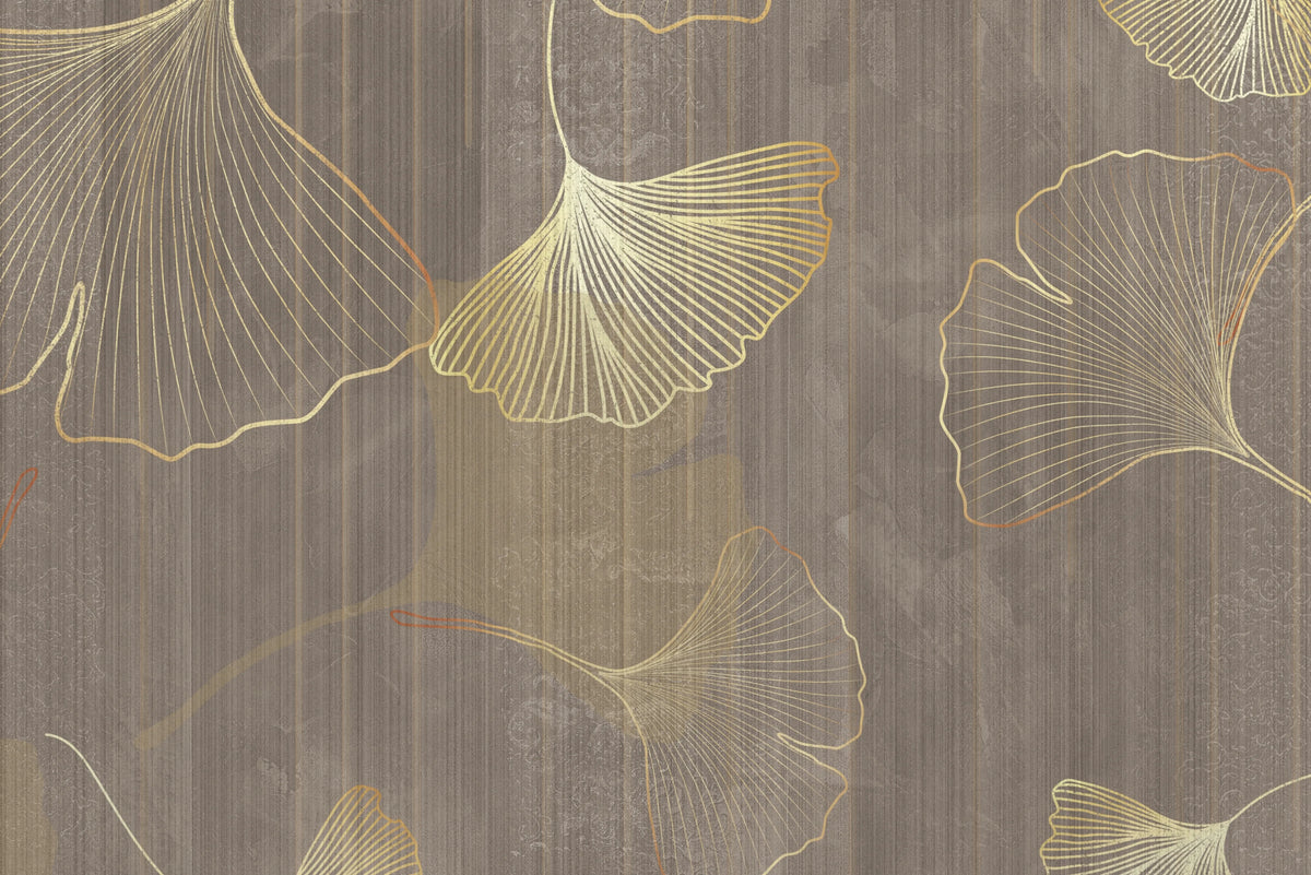 Ginkgo Leafs Mural Wallpaper - room preview 04