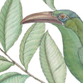 Monkeys Paradise, White Mural Wallpaper - room preview 04