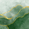 Emerald Leaves Mural Wallpaper - room preview 04