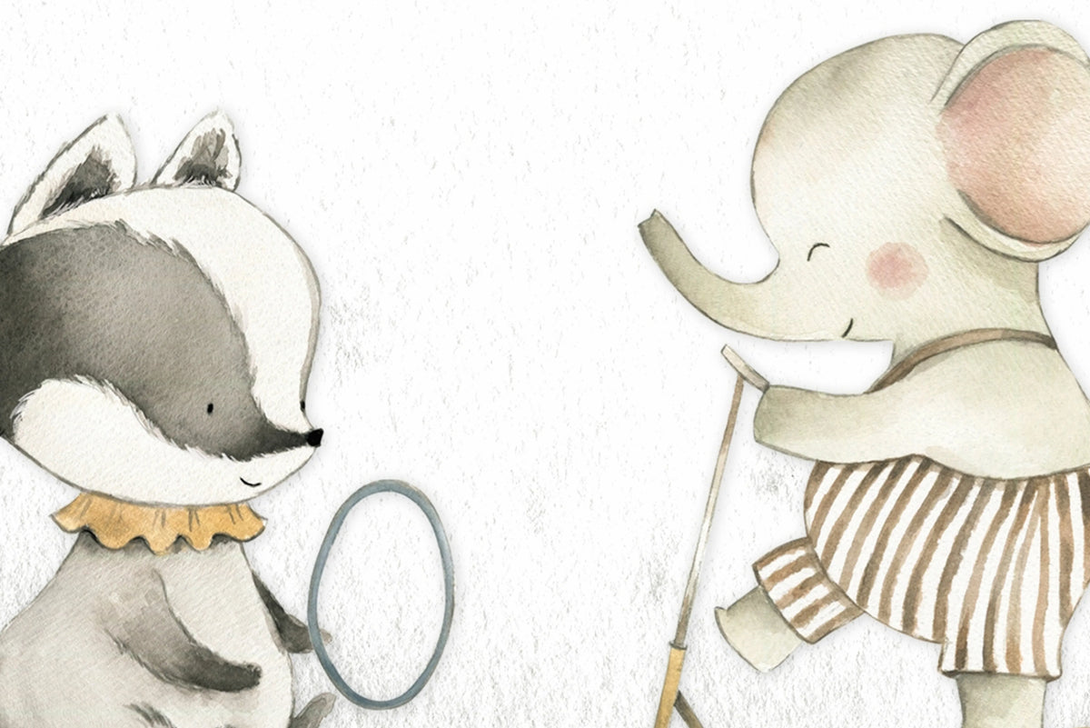 Happy Circus Mural Wallpaper - room preview 04
