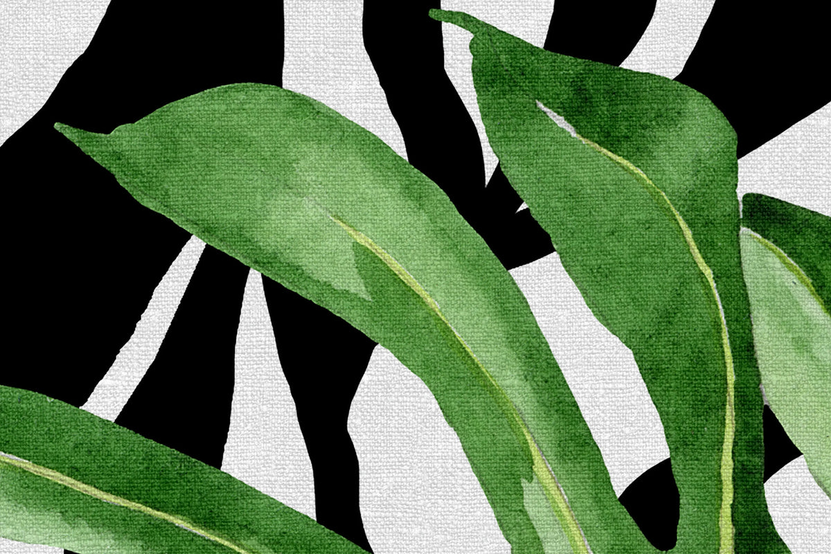 Jungle Zebra Mural Wallpaper - room preview 04