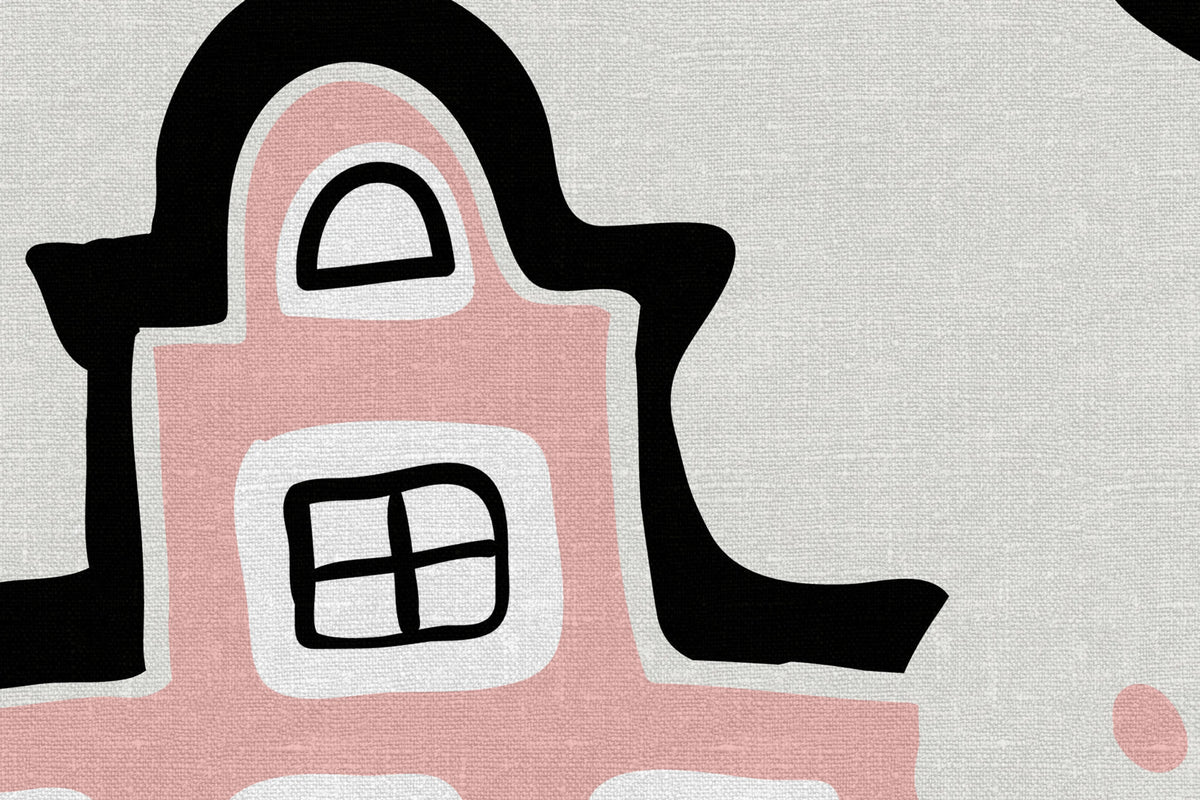 Sweet Town, Pastel Mural Wallpaper - room preview 04