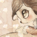 Dream Forest Girl, Sandy Pink Mural Wallpaper - room preview 04