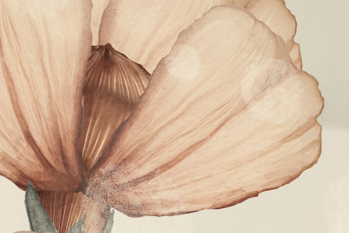 Bloomy Fields of Marion, Gray Green Mural Wallpaper - room preview 04